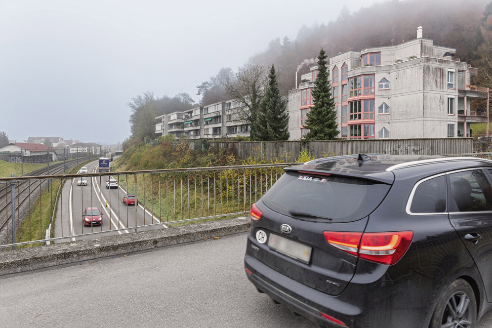 Studen - 19.11.2021 - Velovorrangroute Seeland, Brücke Keltenweg. Photo © Béatrice Devènes